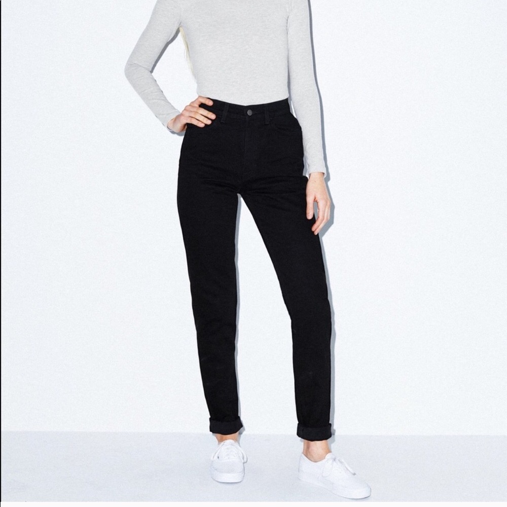 Black Mom Jeans